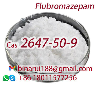 Flubromazepam CAS 2647-50-9 7-bromo-5-(2-fluorophenyl)-1,3-dihydro-1,4-benzodiazepin-2-one